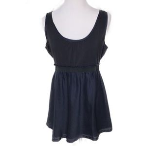 GAP Maternity Blue Grey Sleeveless Top